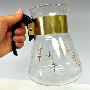 Mid Century Modern “Corning “ atomic starburst  glass carafe replacement